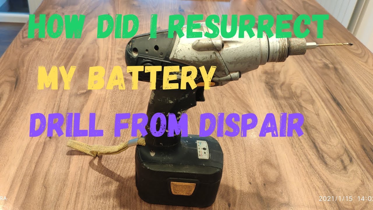 My power drill home upgrade using recycled laptop batteries 2021