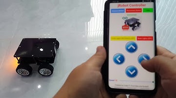 jRobotControl - Arduino Bluetooth RC Control Demo