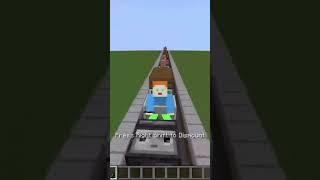 A working Train in #minecraft #minecraftshorts #shorts #trains