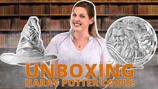 Unboxing the OFFICIAL Harry Potter Masterpiece coins!