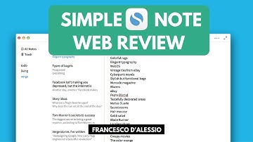 Simplenote: Note-taking Web/Mobile App | Review