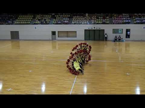 嵯峨野高校　バトントワリング部　ポンポンの部　2018　コンテスト