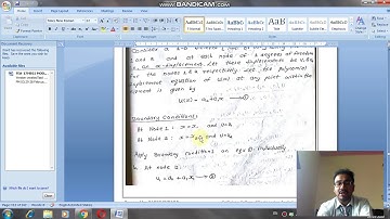 LECTURE VIDEO1_17ME61_MODULE 2 _SHAPE FUNCTION DERIVATION OF 1 D BAR ELEMENT_RAJESH KUMAR N