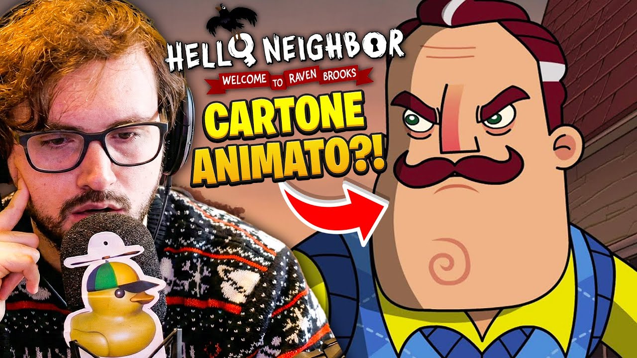 REAGISCO AL CARTONE ANIMATO DI HELLO NEIGHBOR! (Hello Neighbor Cartoon Animation Reaction)