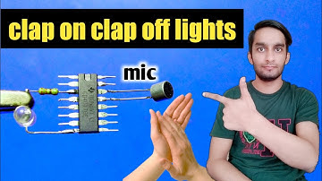 clap on/off switch circuit | clap switch using cd4017 | clap on clap off light