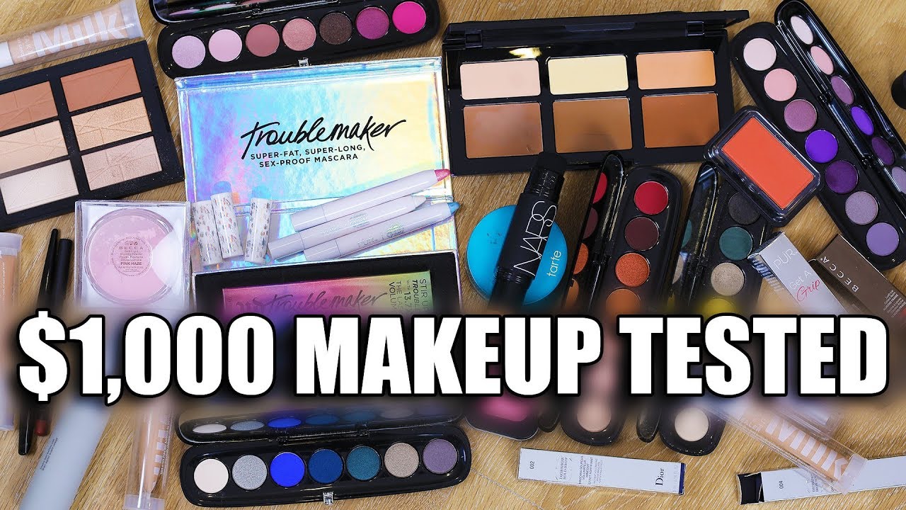 $1000 MAKEUP TESTED ... WTF