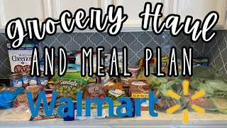 Realistic Walmart Grocery Haul for My Family of 4 | Meal Plan | Molly Purcell | Molly Makes it Easy