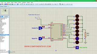 CD4022 Octal Counter IC Working Explanation