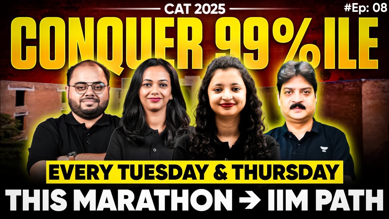 This Marathon = Your IIM Dream! 🎯 | CAT 2025 Prep - YouTube