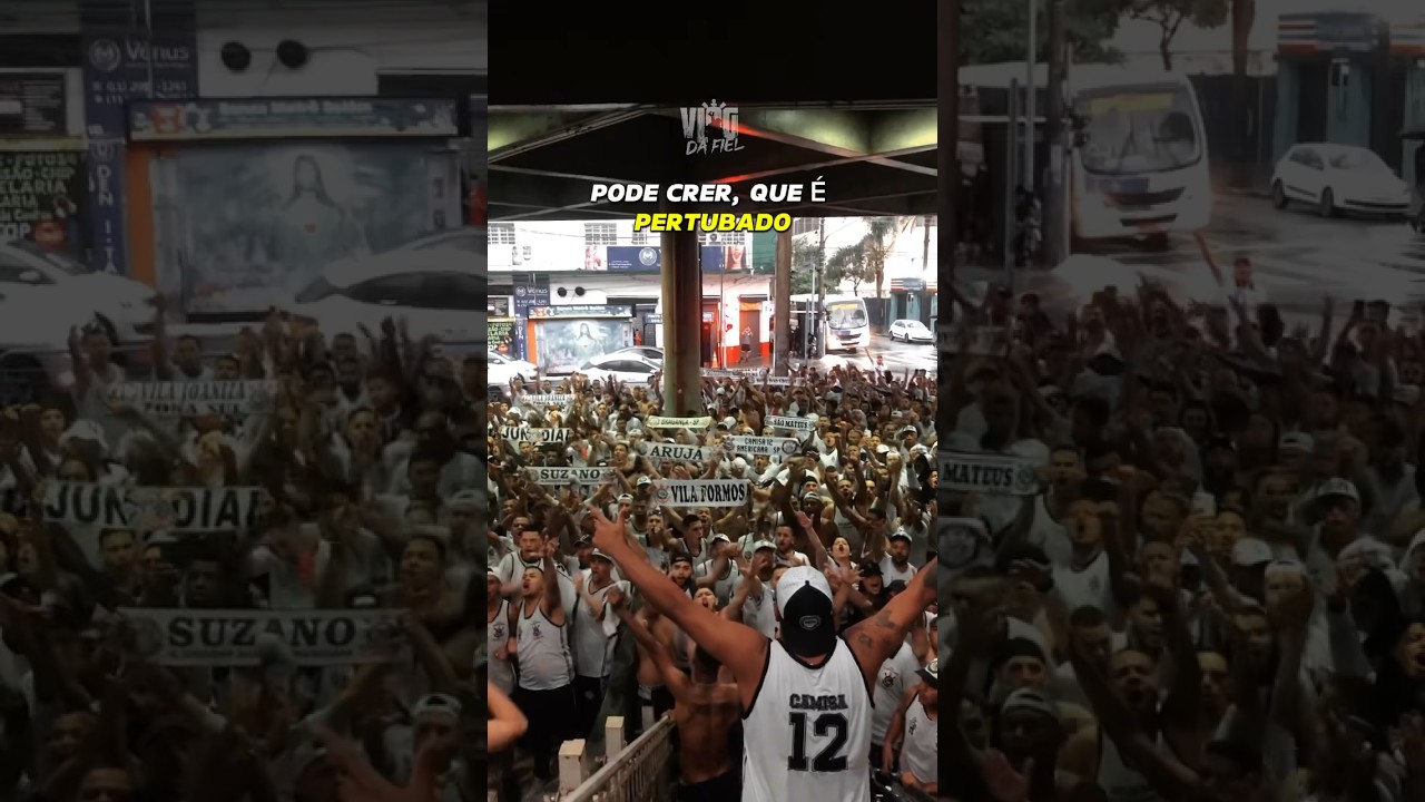OS PERTUBADOS! CAMISA 12 - CORINTHIANS X SANTOS NO BRASILEIRÃO