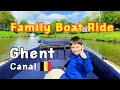 Explore Ghent, Belgium | (Funny) Family Boat Ride in Ghent Canal | Enzo TVidz