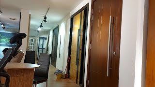 Solid Nyatuh Double Lear Door barn door soft close Sliding Barn Door screenshot 5