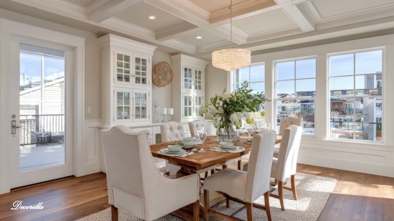 Небольшая столовая в стиле фермерского дома ✨ Простая, но волшебная