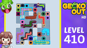 Gecko Out Level 410 Solution Walkthrough