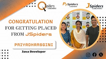 My Honest Placement Journey from QSpiders/JSpiders/PYspiders Chromepet Chennai | JAVA DEVELOPER