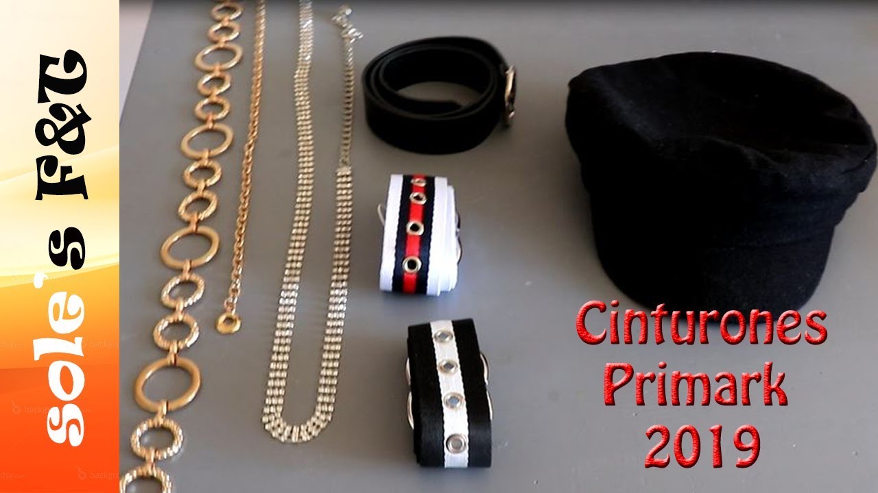 Cintos, accesorios Primark 2019 -