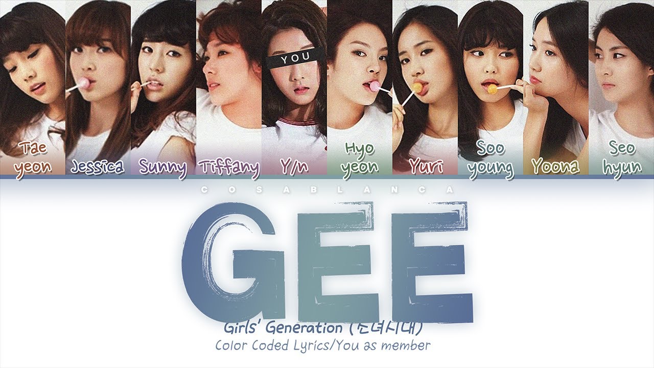 Girls' Generation — 'Gee' (10 Members ver.) (Color Coded Lyrics Han|Rom|Eng) -