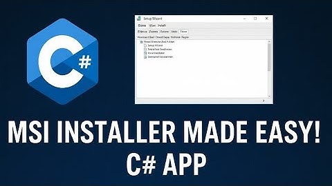 Create MSI Installer in Visual Studio 2022 | C# Project Setup Guide