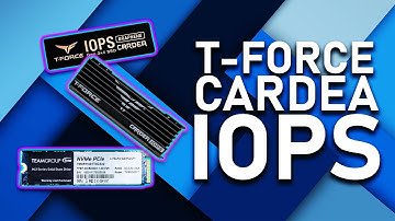 T-Force Cardea IOPS M.2 NVME SSD Review