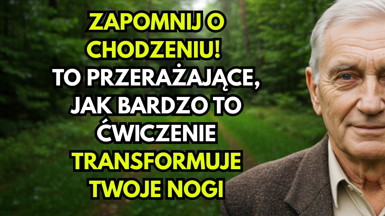 ZAPOMNIJ O CHODZENIU! To proste ćwiczenie przywraca siłę nóg po 50-tce (W domu)