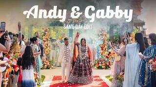Andy & Gabby | Same Day Edit Wedding Film | 4K