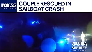 Couple rescued after sailboat Ponce Inlet crash amid high waves