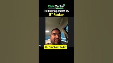 Mr.Preetham Reddy | TSPSC Group-2 Success Story | How I Cracked Group-2 & Secured a Top Rank!