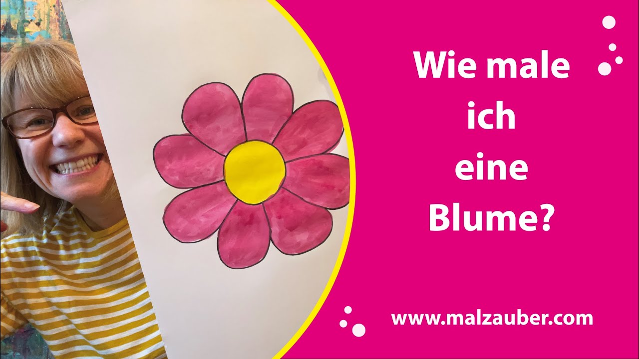 Wie male ich eine Blume? - YouTube