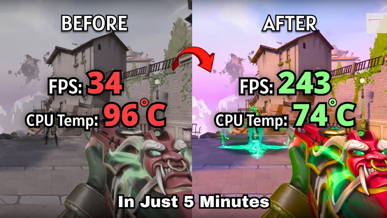 Оптимизируйте Windows для игр | Больше FPS, меньше температура