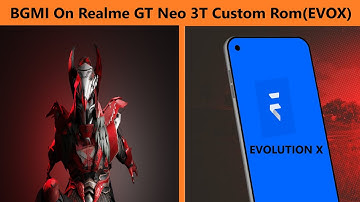 BGMI gameplay 🔥 On Realme GT Neo 3t using Evolution X Rom🔥