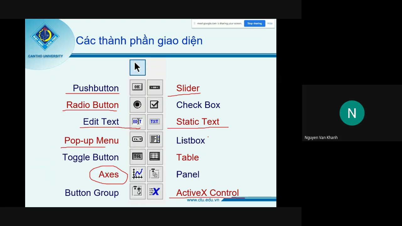 Tạo giao diện sử dụng Matlab/GUI
