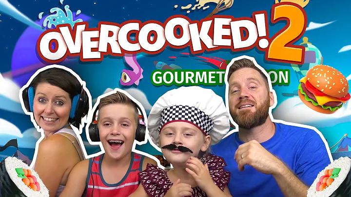 Ava Cooks Dinner! (Overcooked 2 Family Battle) KID...