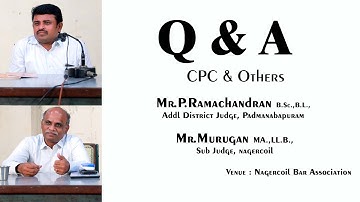 #judge | Judge Exams Preparation by Additional District Judge, Mr.P.Ramachandran B.Sc.B.L.,
