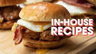 Fried Chicken & Egg Brunch Burger  | Turano Baking