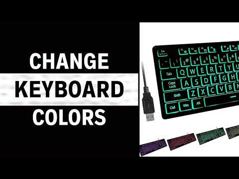 How To Change Keyboard Color On Laptop - YouTube