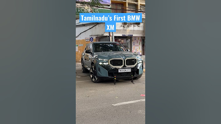 Tamilnadu’s First BMW XM #trending #youtubeshorts #viral #chennai