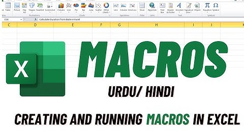 How to Create and Use Macros in Microsoft Excel | Urdu / Hindi Tutorial