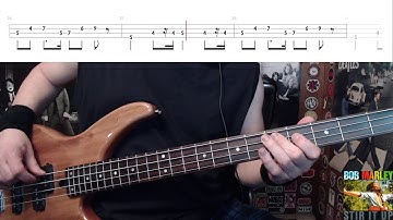 Stir It Up by Bob Marley - Bass Cover with Tabs Play-Along