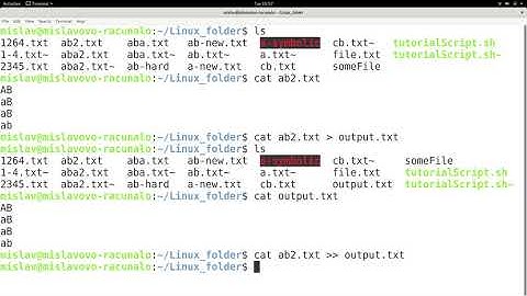 Linux Tutorial Series - 53 - Input/output redirection