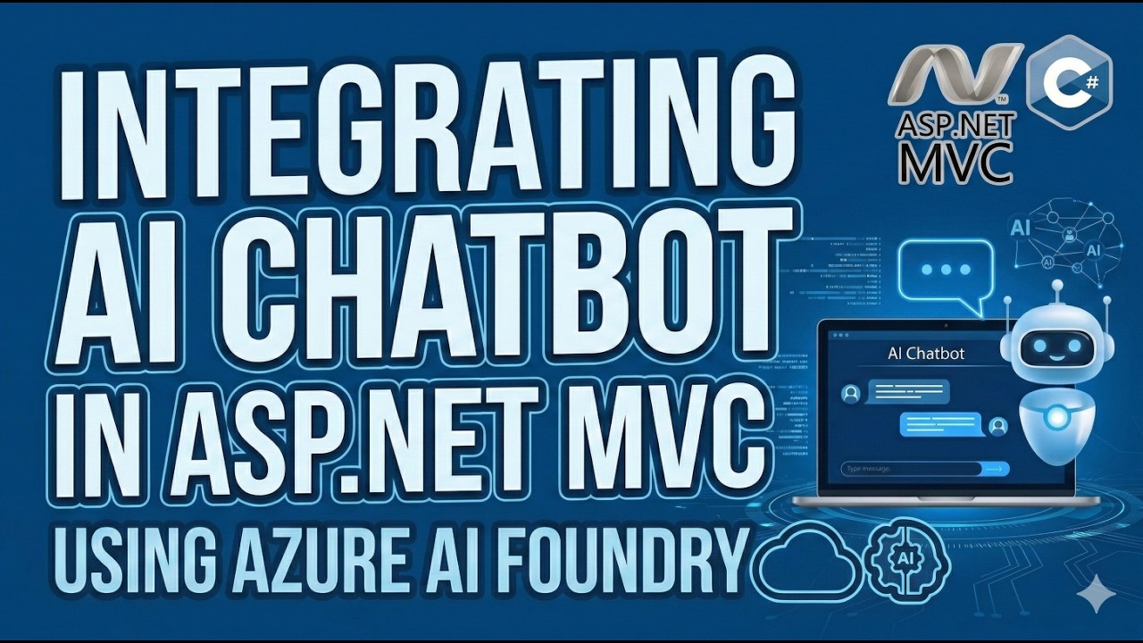 Integrating AI Chatbot in ASP.NET MVC using Azure AI Foundry - YouTube