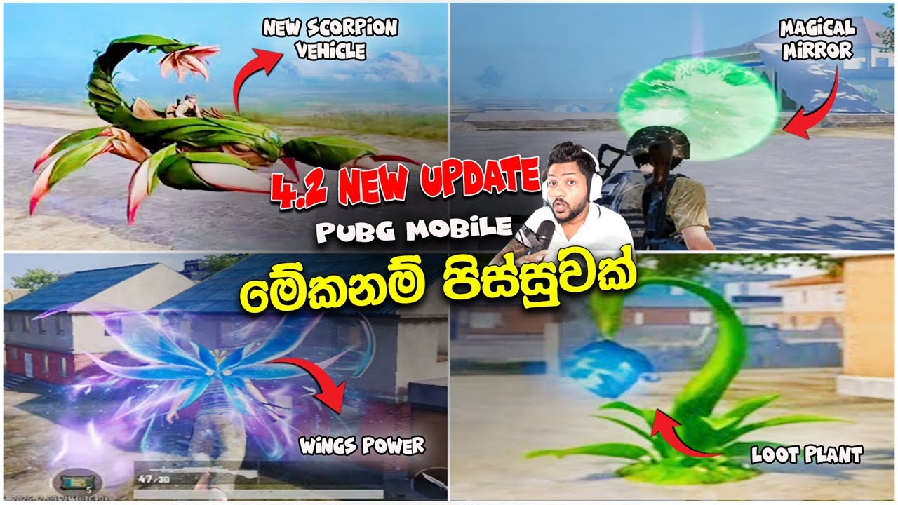 PUBG MOBILE 4.2 NEW UPDATE GAMEPLAY 🔥 | මෙකනම් පිස්සුවක් 😱
