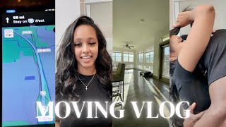 MOVING VLOG | I MOVED TO HOUSTON!!! (boyfriend installs seamless clip ins ft. ULA HAIR)
