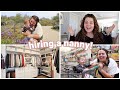 hiring a nanny, our new couch, + closet reveal!