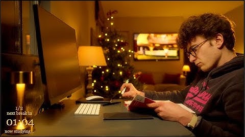 4-HOUR | Study With Me | One break, No music, Deep work