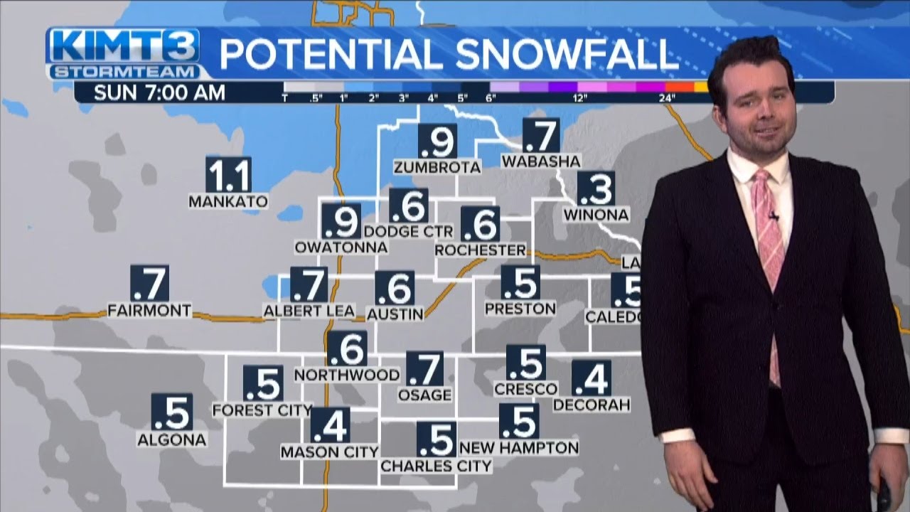 Snow on the way this weekend - AM Weather 1/5 - YouTube