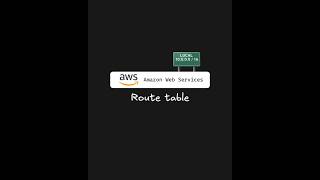 AWS - Route table #aws #개발자 #클라우드 #DevOps #아키텍처 #achitecture