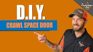 DIY Crawl Space Door