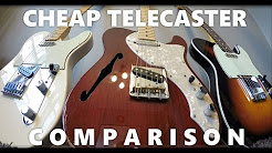 Cheap Telecaster Comparison!