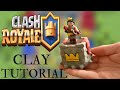 Making The Princess Tower From Clash Royale - Polymer Clay Tutorial