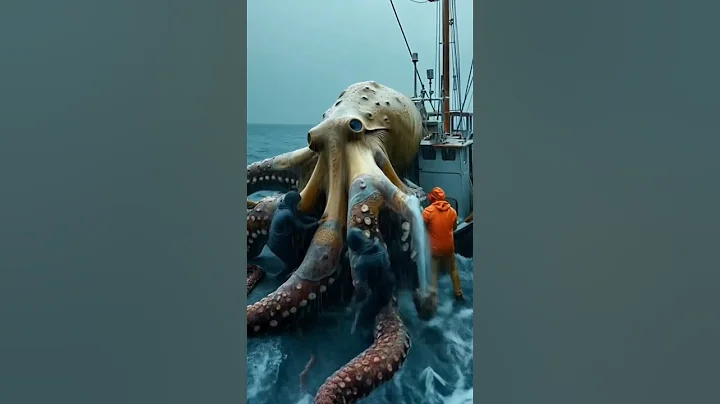 Giant sea Octopus #oceanmysteries #fisherman #giantoctopus